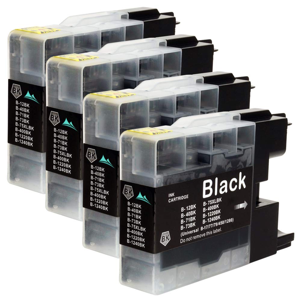 Amazon.co.jp: brother(ブラザー) 互換インク LC12-BK×4【ブラック4本